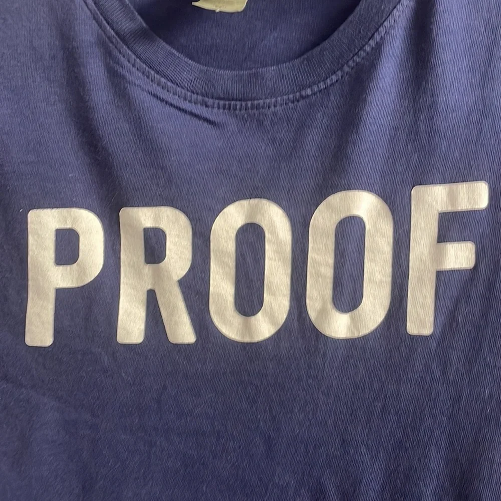 Instant Message PROOF Tee;Navy/White Youth Medium - Like New